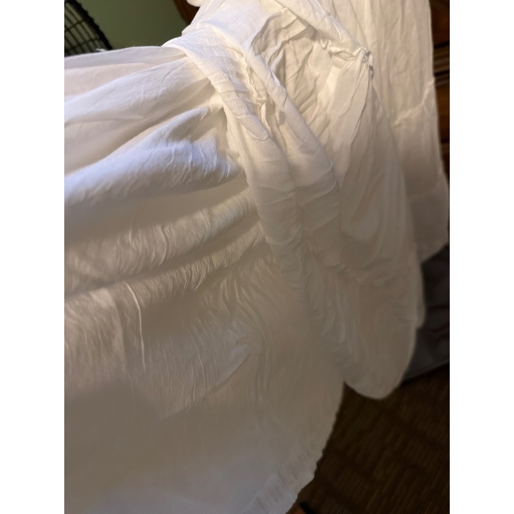 Anthropology Raga Halter Dress white lined size Large - Picture 6 of 7